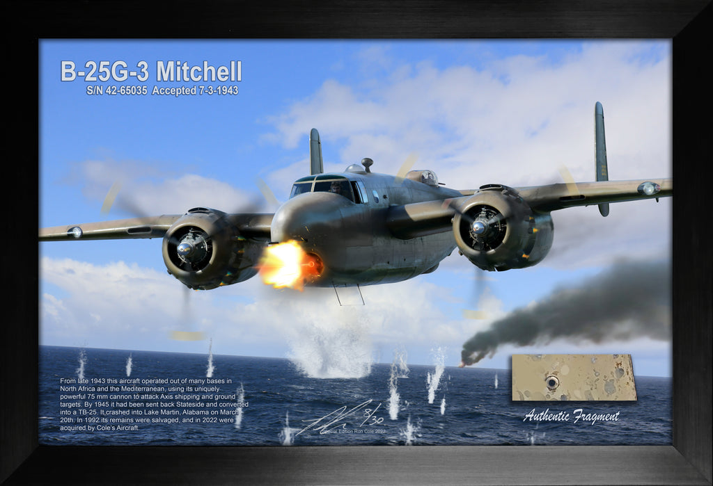 B-25G Mitchell North Africa s/n 42-65035 Relic Display