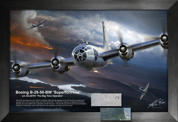 Boeing B-29 Superfortress 'The Big Time Operator' s/n 42-24791 Relic Display