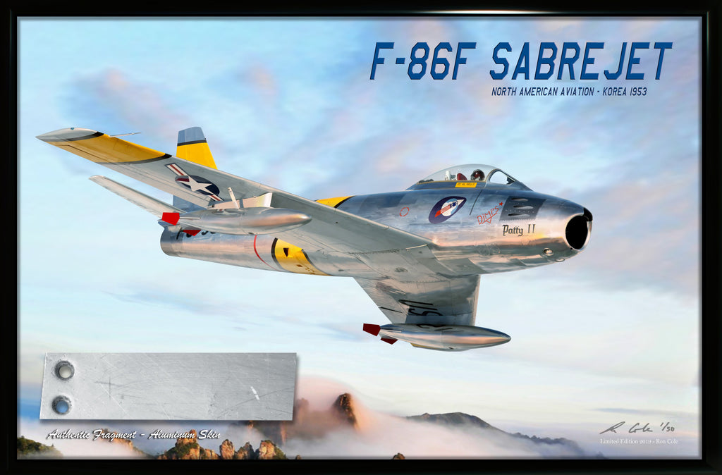 North American F-86 Sabre Relic Display