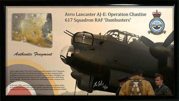 RAF Avro Lancaster Dambuster Relic Display - Cole's Aircraft