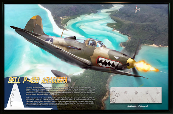 Bell P-400 (P-39) Airacobra 'The Flying Fiends' of Port Moresby, 1943 Relic Display
