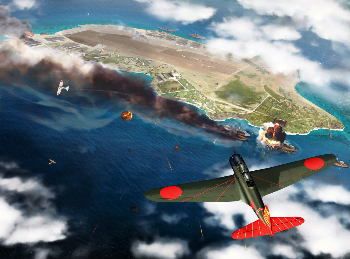 Pearl Harbor December 7th 1941: 08:12 am - Cole's Aircraft - 1