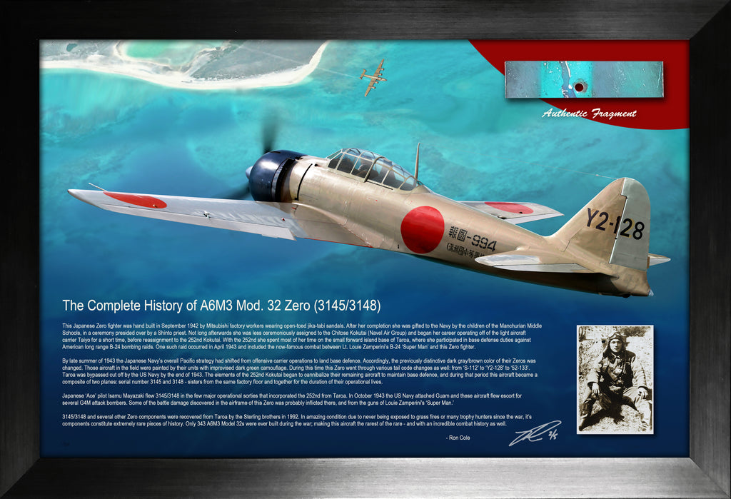 Mitsubishi A6M3 Mod. 32 Zero Fighter Relic Display