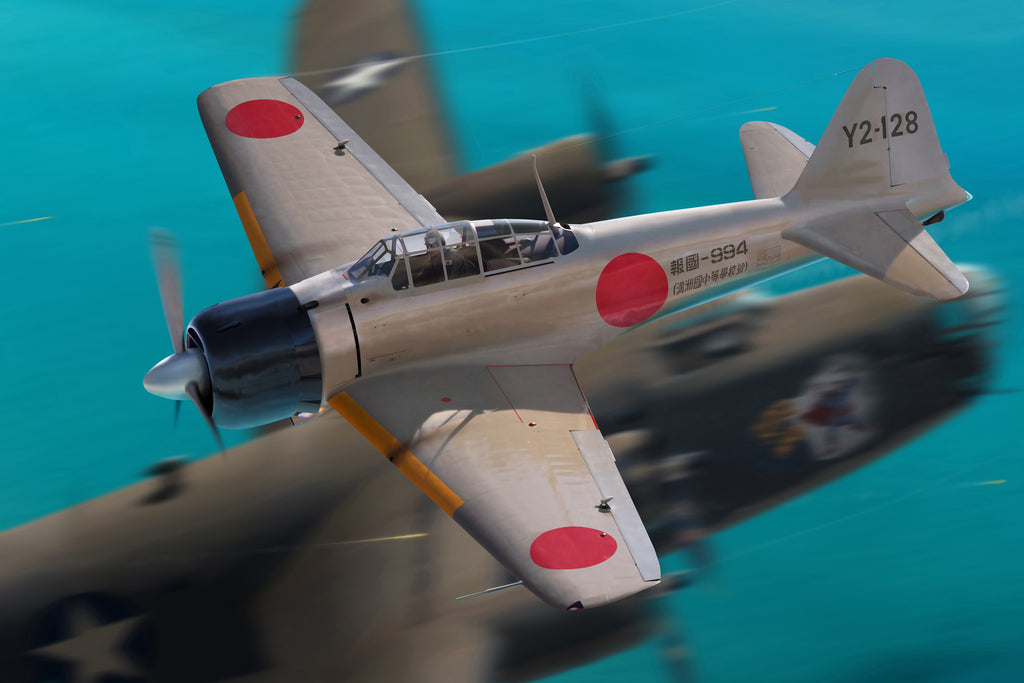Japanese Navy A6M3 Model 32 Zero - Zamperini Intercept - Cole's Aircraft - 1